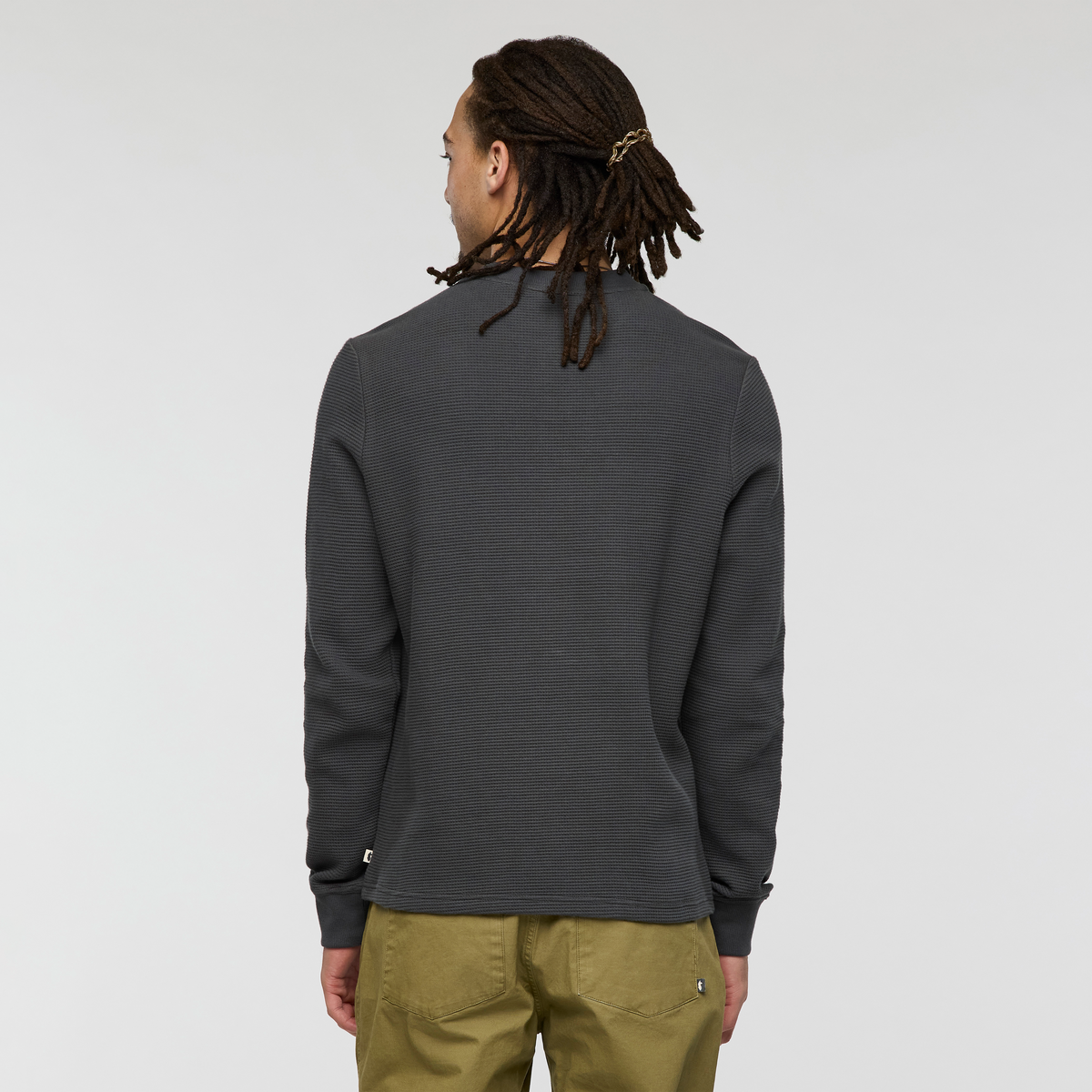 Atajo Long-Sleeve Waffle Henley - Men's - Image 11